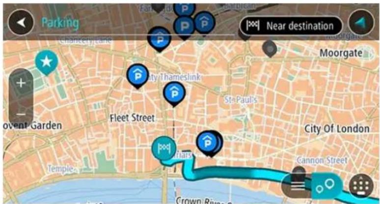 TOMTOM In-Dash app - Trouver un parking - 3