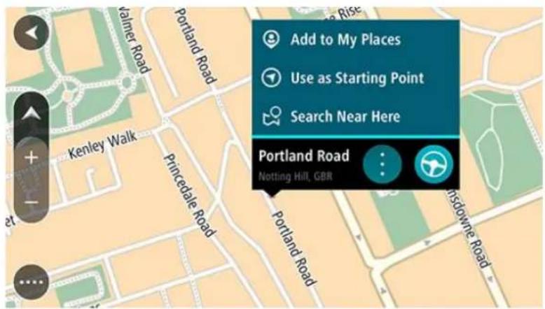 TOMTOM In-Dash app - Planifier un parcours à l'aide de la carte - 3