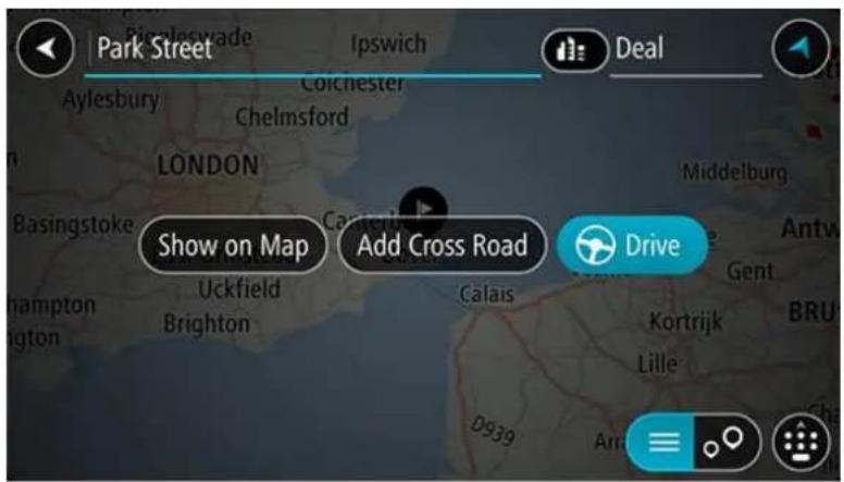 TOMTOM In-Dash app - Utiliser les résultats de la recherche - 3