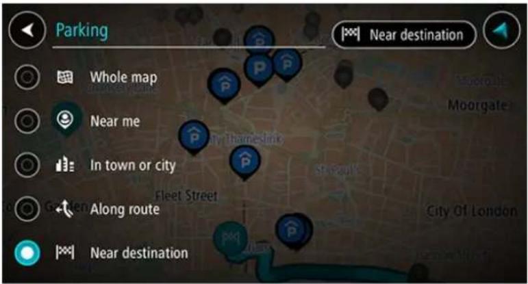 TOMTOM In-Dash app - Trouver un parking - 6