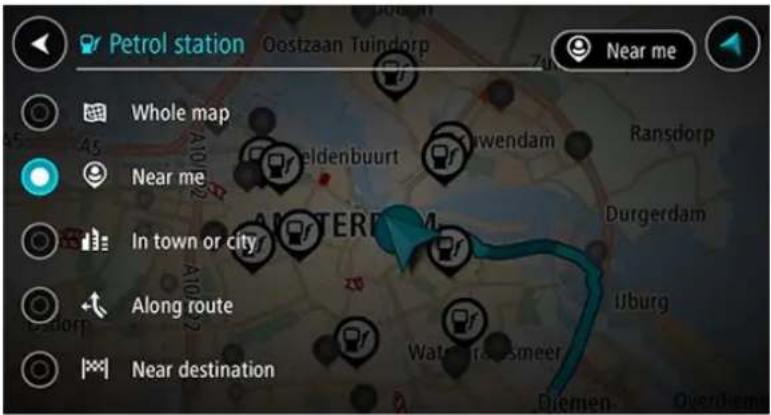 TOMTOM In-Dash app - Trouver une station-service - 6