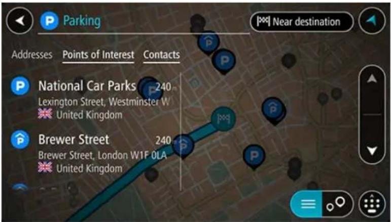 TOMTOM In-Dash app - Trouver un parking - 5