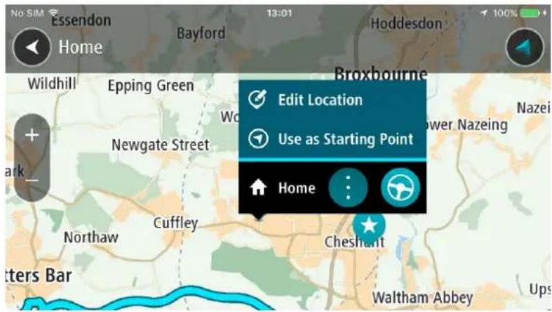 TOMTOM In-Dash app - Modifier votre domicile ou votre lieu de travail - 1