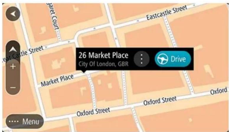 TOMTOM In-Dash app - Planifier un parcours à l'aide de la carte - 2