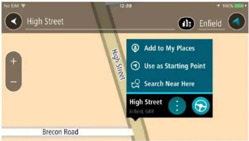 TOMTOM In-Dash app - Planifier un parcours à l'avance - 3
