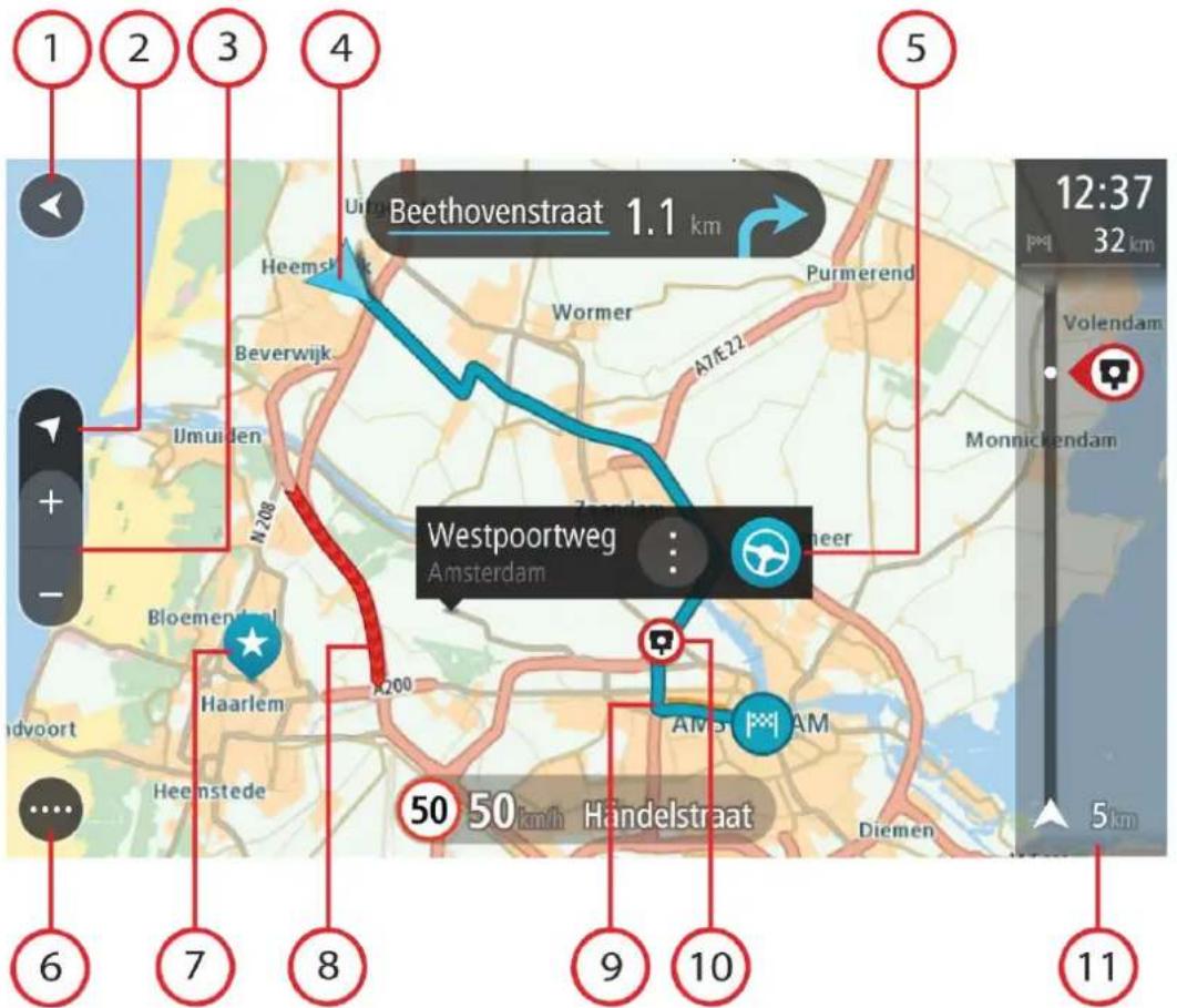 TOMTOM In-Dash app - Mode carte - 1