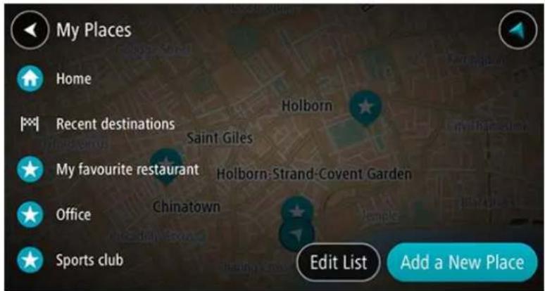 TOMTOM In-Dash app - Planifier un parcours à l'aide de Mes destinations - 3