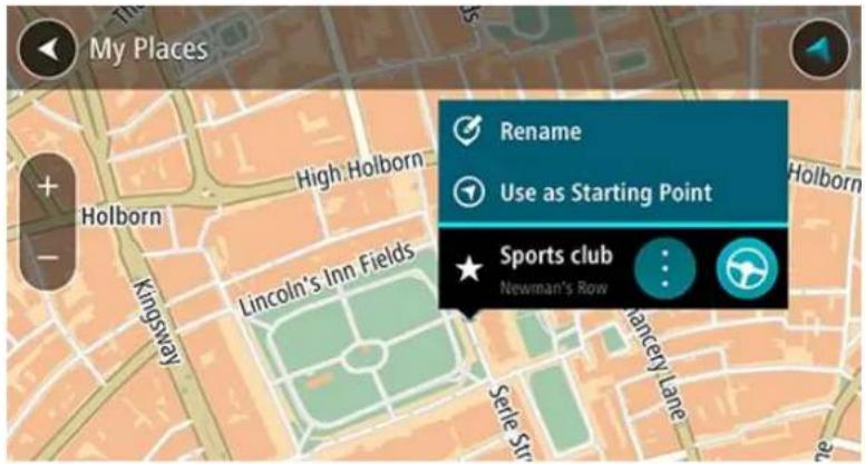 TOMTOM In-Dash app - Planifier un parcours à l'aide de Mes destinations - 4