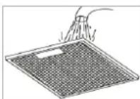 BOMANN DU 7608 - Reinigen van het aluminium vetfilter - 3