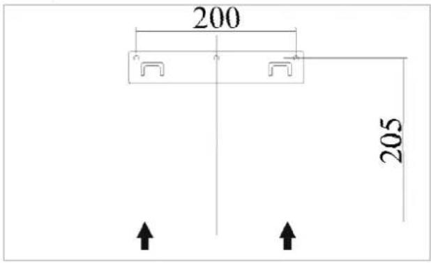BOMANN DU 7608 - Drilling dimensions - 1