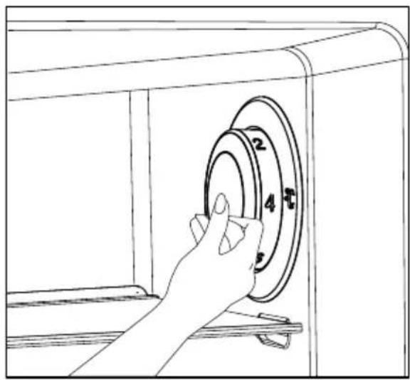 BEKO RCNE560E60ZXRN - Temperatureinstelltaste - 1