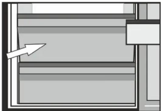BEKO RCNA366E40LZXR - Compartiment de conservation des denrées périssables (température basse -2^ - +3^ ). - 1