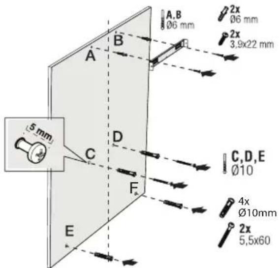 BEKO BHCB93640BH - Wandmontage - 1