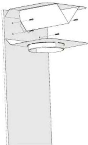 BEKO BHCB93640BH - Installation d'un déflecteur d'air (BHCB 93640 BH) - 2