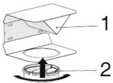 BEKO BHCB93640BH - Instalação do defletor de ar (BHCB 93640 BH) - 2