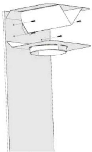 BEKO BHCB93640BH - Instalação do defletor de ar (BHCB 93640 BH) - 3