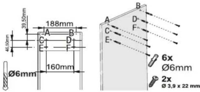 BEKO BHCB93640BH - Instalación del deflector de aire (BHCB 93640 BH) - 1