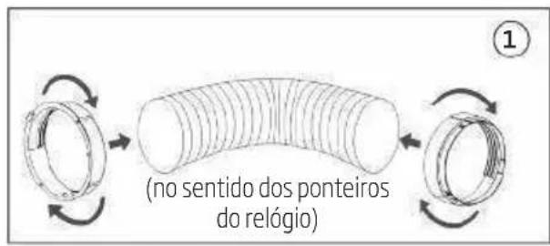 BEKO 8891923200 - Introdução à instalação da mangueira de exaustão - 1