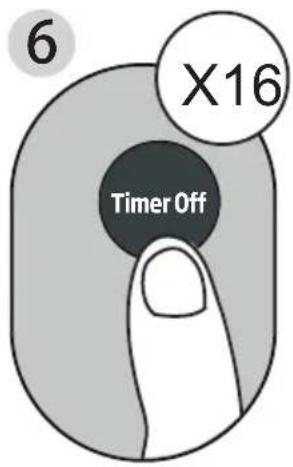 BEKO BA312C - Setting both Timer On and Timer Off at the same time - 6