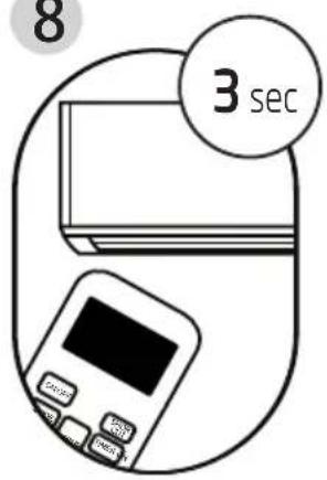 BEKO BA312C - Setting both Timer On and Timer Off at the same time - 8