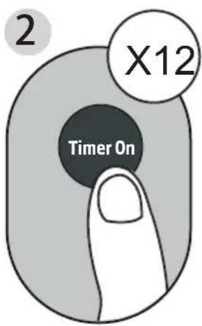 BEKO BA312C - Setting both Timer On and Timer Off at the same time - 2