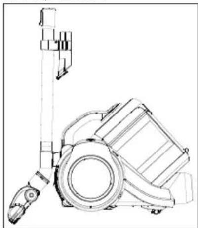 BEKO VCM 7180 T - Oprirea aspiratorului și caracteristica de parcare - 1