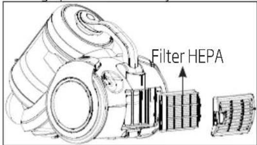 BEKO VCM 7180 T - Filter HEPA - 1
