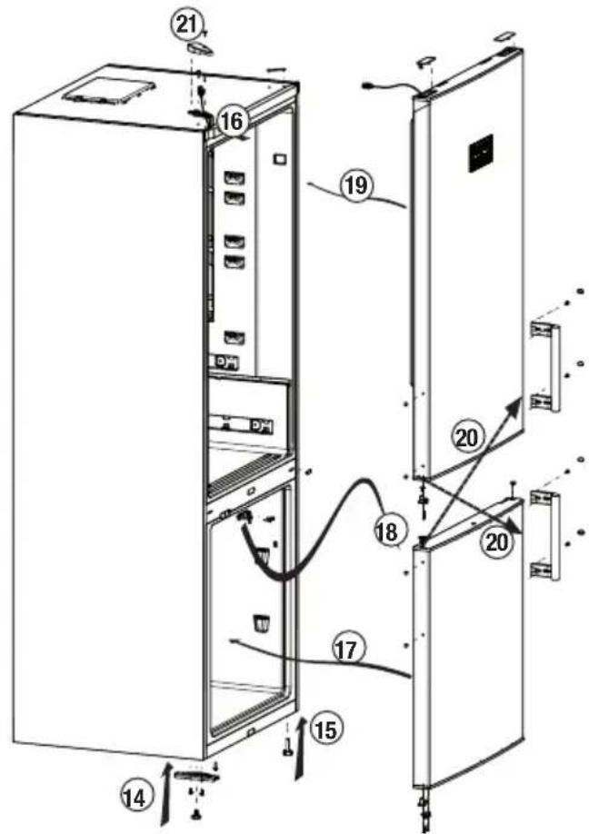 BEKO KG560E50ZXPCHN - Reversing the doors - 2
