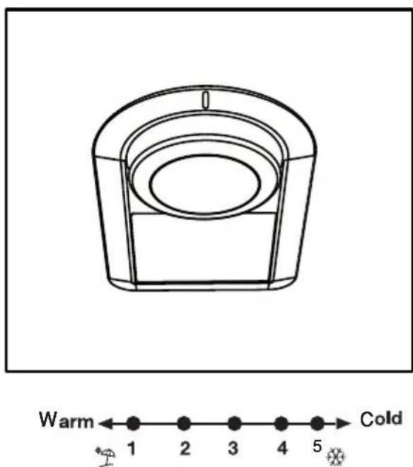 BEKO KG560E50ZXPCHN - Κουμπί ρύθμισης θερμοστάτη - 1