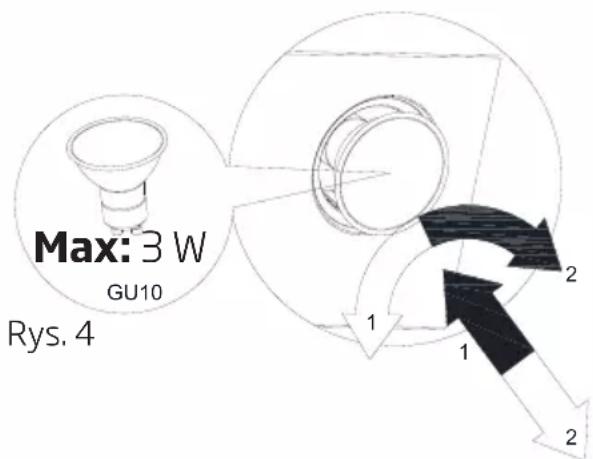 BEKO HCA63420B - Wymiana lampy - 1