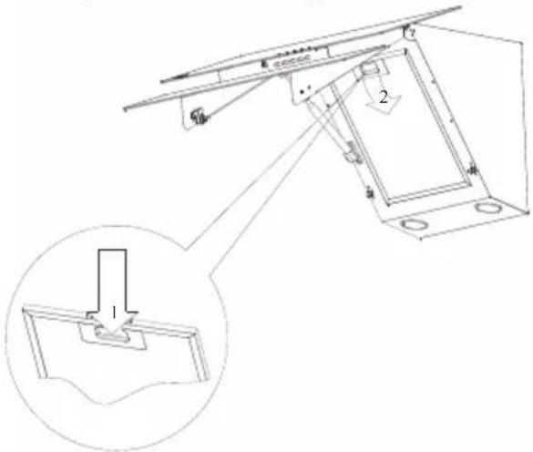 BEKO HCA63420B - Nettoyage du filtre à graisse en aluminium - 1