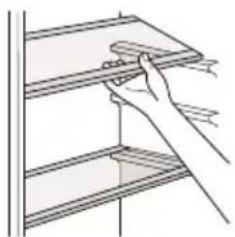 BEKO RDSO206K30WN - Posizionamento dei balconcini - 1