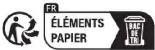 FR ÉLÉMENTS PAPIER BAC DE TRI