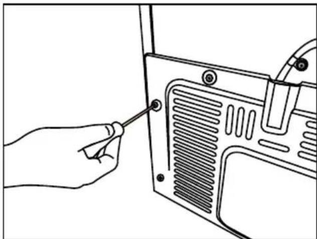 BEKO GNE480E30ZXPN - Installation des cales en plastique - 1