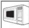 SHARP KM34S3B - Etenswaren bereiden met de magnetron + grillventilator - 1