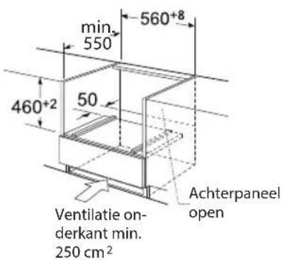 SHARP KM34S3B - INSTALLATIE-AFMETINGEN - 3