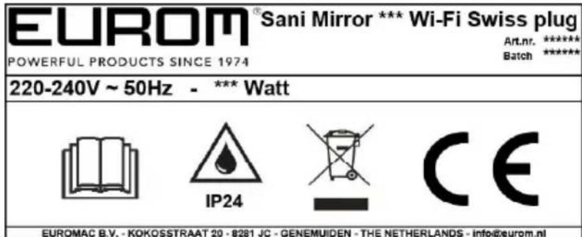 Eurom Sani 400 Mirror Wifi - Obrázok 86. - 1