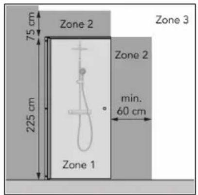 Eurom Sani 400 Mirror Wifi - Aufstellung im Badezimmer - 3