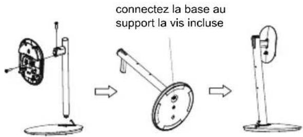 ACER EI322QKA - Fixation du moniteur sur son socle - 4