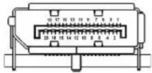 ACER BR247Y - Allocation des broches du connecteur - 3