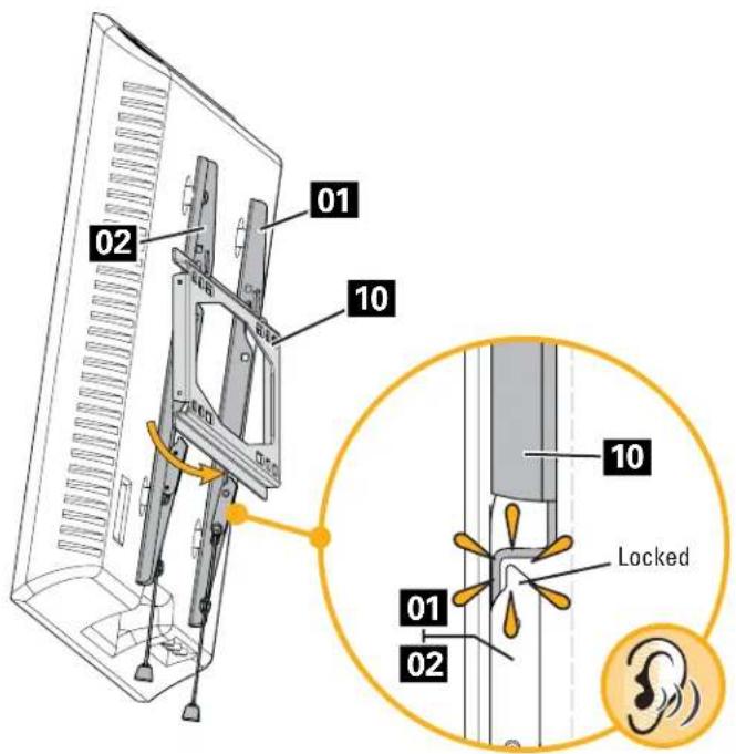 Secura QLL23 - STEP 3 Attach TV to Wall Plate - 3