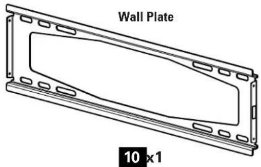 Secura QLL23 - Parts and Hardware for STEP 2 - 1
