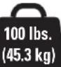 Secura QLL23 - Does your TV weigh more than 100 lbs. (45.3 kg) including accessories? - 1