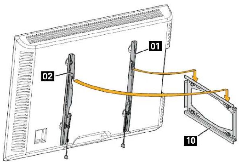 Secura QLL23 - STEP 3 Attach TV to Wall Plate - 2