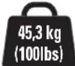 Secura QLL23 - Wiegt Ihr Fernseher mehr als 45,3 kg (100lbs) inkl. Zubehör? - 1