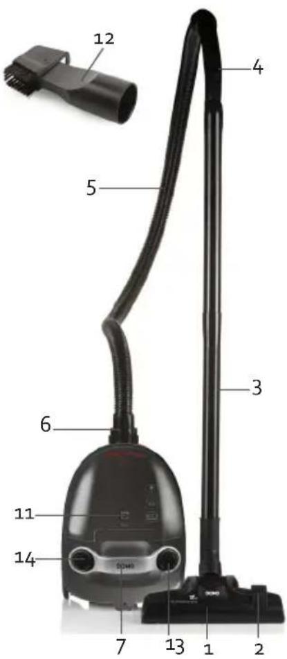 DOMO DO1033S - PARTS - 1
