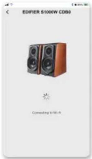 EDIFIER S1000W - Introduzca la clave Wi-Fi 5. Conectando a Wi-Fi 6. Configurando red audio... - 2