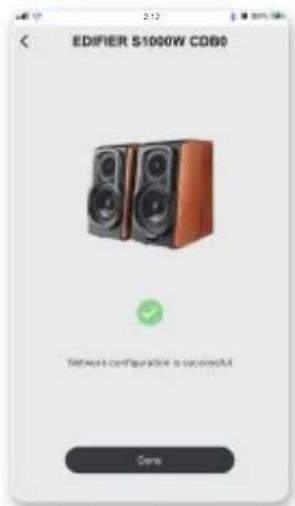 EDIFIER S1000W - Configuración de red correcta - 1