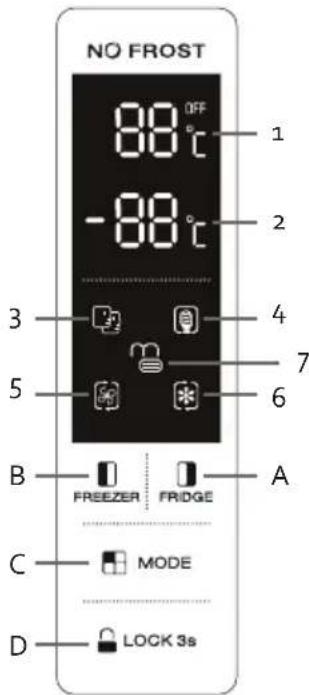 DOMO DO99503S - DOTYKOVÁ TLAČÍTKA: - 1