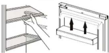 DOMO DO99503S - MOVING THE SHELVES AND DOOR RACK - 2